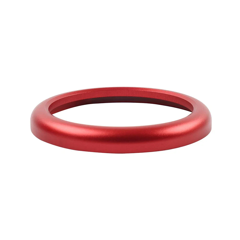 Red Stopwatch Compass Clock Cover Ring for Porsche 911 718 Boxster Cayenne Macan (2017-2023)