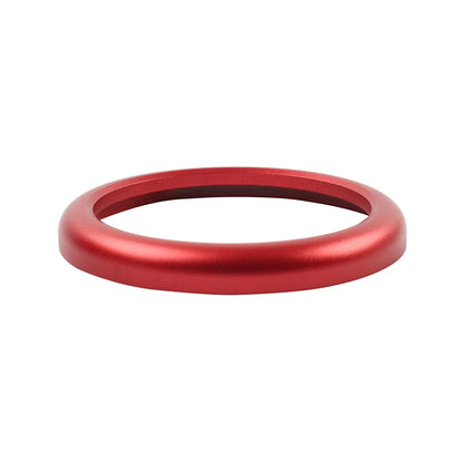 Red Stopwatch Compass Clock Cover Ring for Porsche 911 718 Boxster Cayenne Macan (2017-2023)