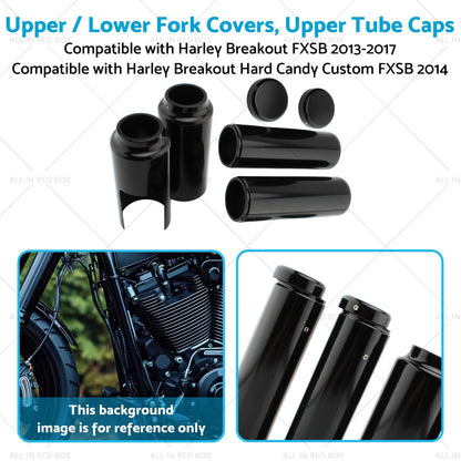 Front Fork Covers for Harley Breakout FXSB 2013-2017