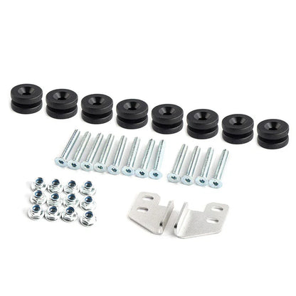 Flat Tube Motorcycle Side Luggage Case Baseplate Screw Spacers for Universal