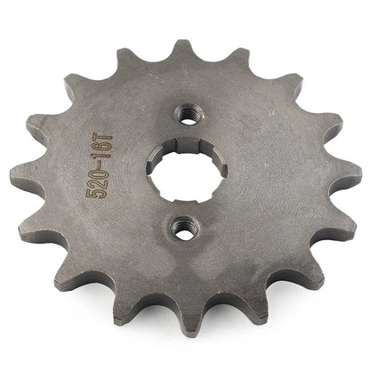 16T Front Sprocket Cog for 125cc-250cc Dirt Pit Bike ATV Go Kart