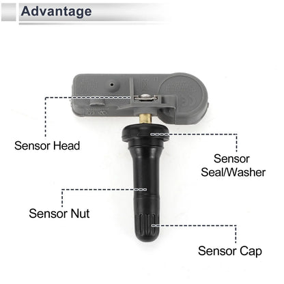 Tire Pressure Sensor 433Mhz for Dodge Charger (2011-2014) 1 x Unit