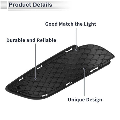 Front Left Fog Light Grill for Mercedes-Benz B W246 (2012-2018) Black