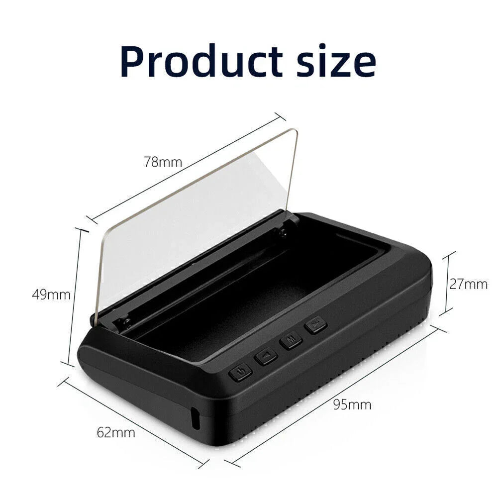 3" OBD2 Gauge HD LCD Screen HUD Digital Display for C100 Car