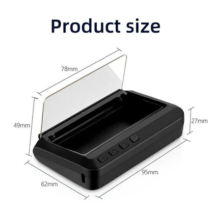 3" OBD2 Gauge HD LCD Screen HUD Digital Display for C100 Car