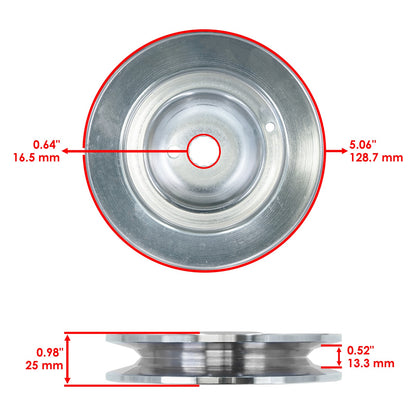 46 Inch Deck Spindle Pulleys Replacement Kit for Murray CLT20460 (2000–2000)