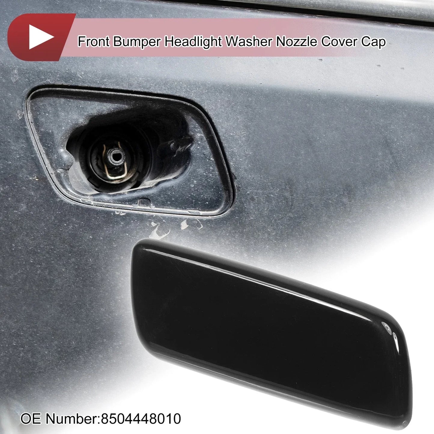 Front Right Washer Nozzle Cover for Lexus RX350 (2010-2013) Black 1 x Cap