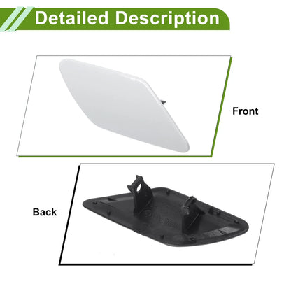 Washer Nozzle Cover for Porsche Cayenne 958 (2011-2018) - White Cap