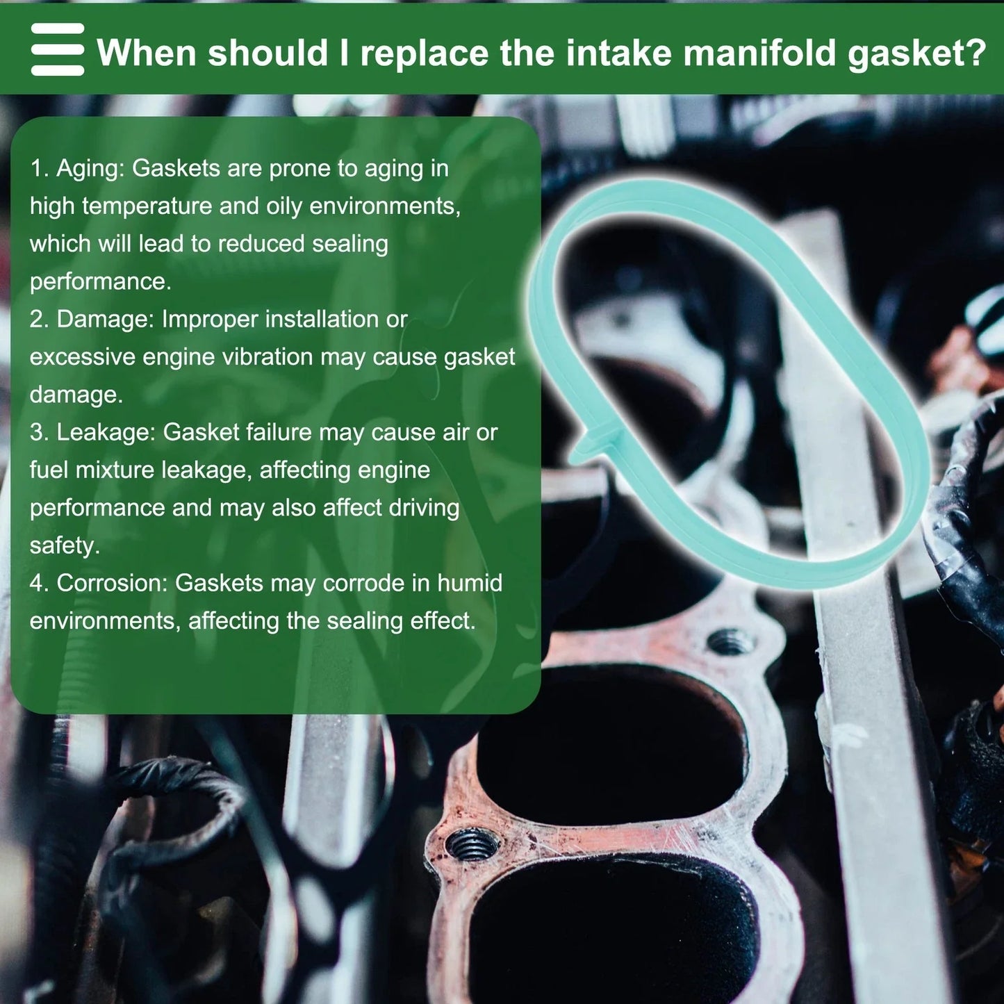 Engine Intake Manifold Gasket for Mercedes-Benz Sprinter (2011-2018)