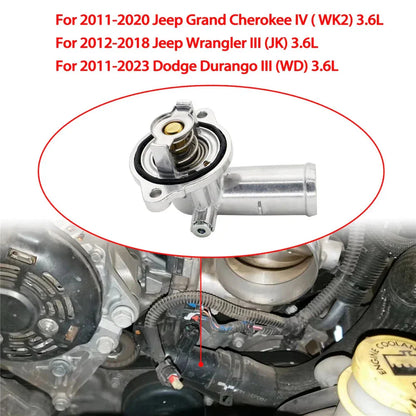Thermostat Housing for Jeep Wrangler JK 3.6L & Dodge Durango (2012-2018)