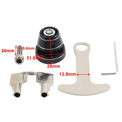 CNC Aluminum Handlebar Helmet Lock for Can-Am Spyder RT F3 (2010-2023)