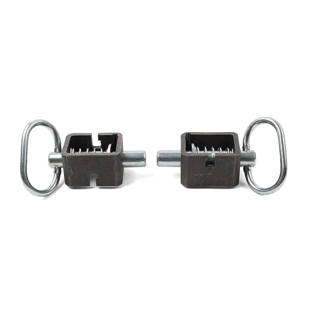 5/8" Weld-On Spring Latch Lock Assembly for Utility Steel Spring Trailer Gate