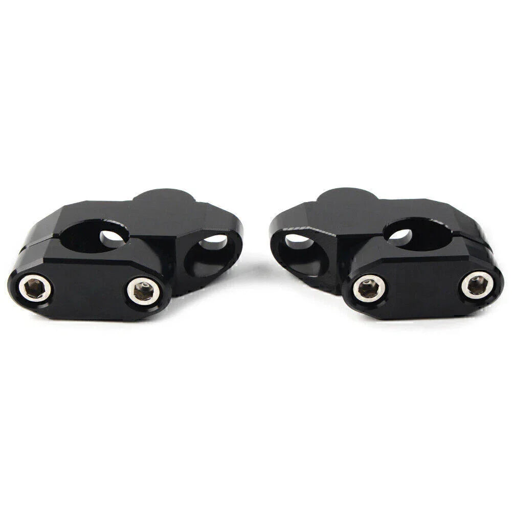 Black Handlebar Bar Extension Riser for Motorcycle