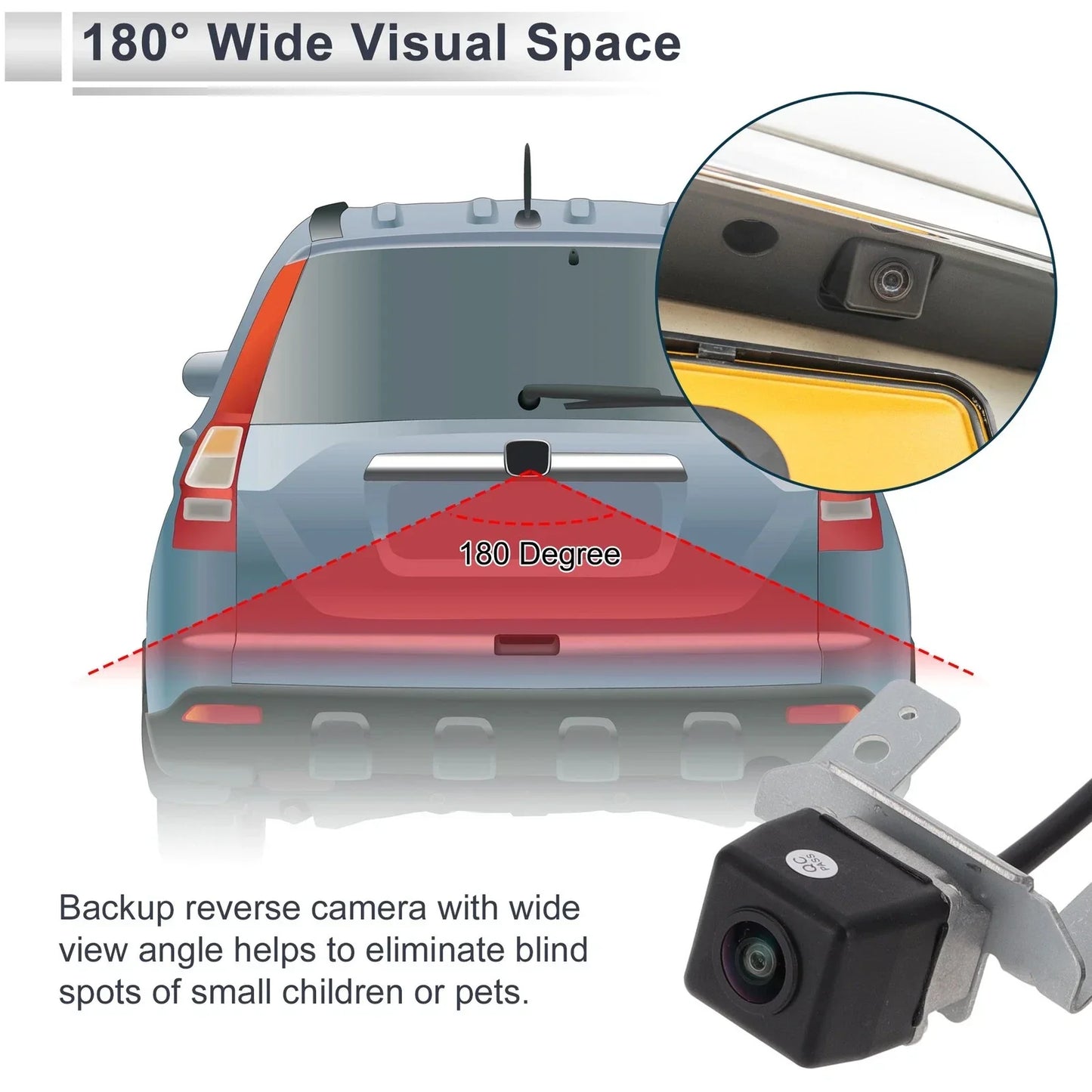 Rear View Camera 120-180 Degree for Hyundai Sonata (2011-2014)