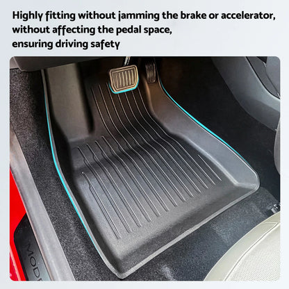 5Pcs Waterproof Floor Mat Set for Kia EV5 (2024-On)