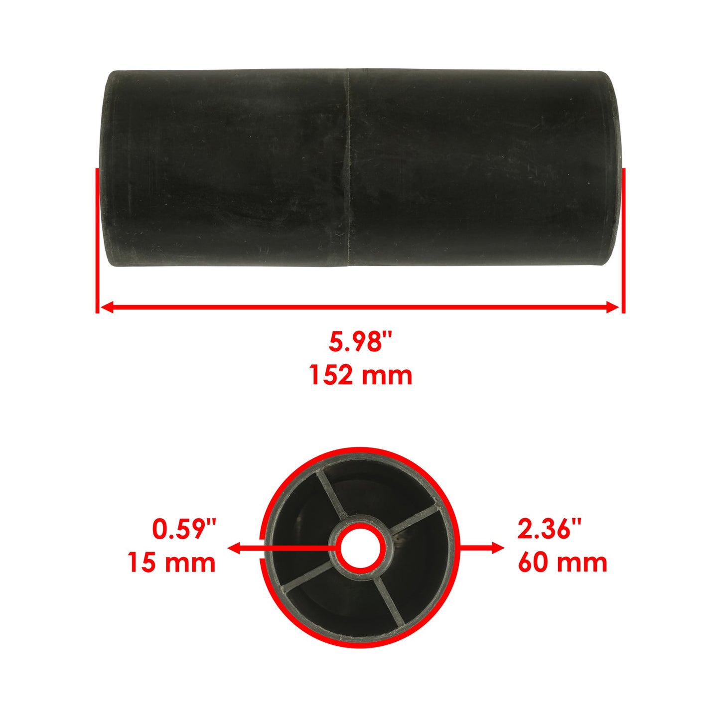 Deck Roller Front Replacement for Cub Cadet (2005–2015)