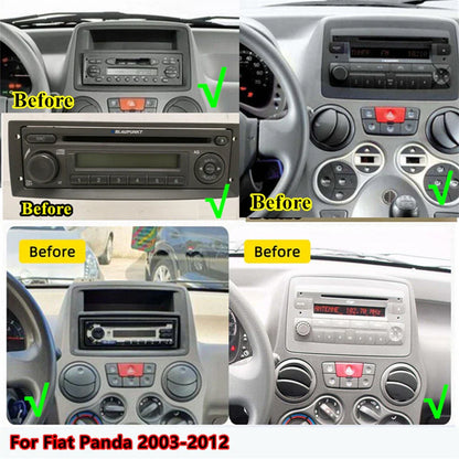 7'' Carplay Android Stereo GPS Navigation for Fiat Panda (2003-2012)