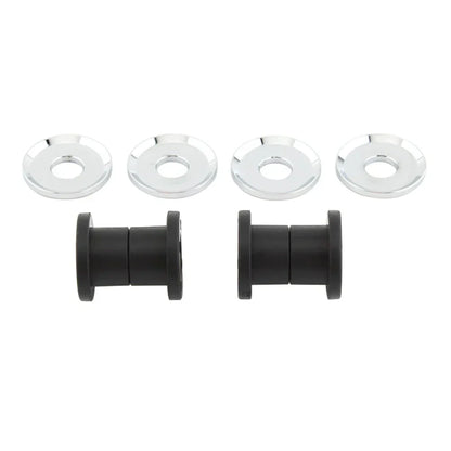 Black Silver Handlebar Riser Bushings for Harley Softail 114 (2018-2023)