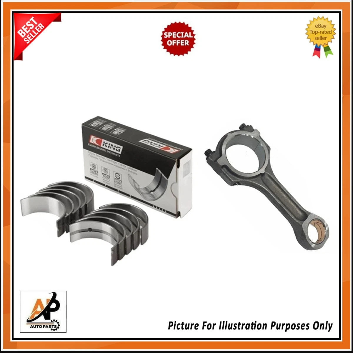 Genuine Crankshaft for Ford Transit 2.0 2.2 2.4 TDCI MK6 MK7 (2000–2023)