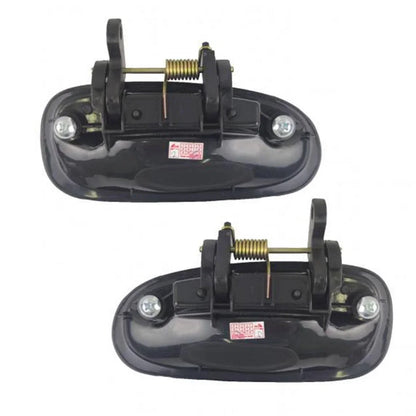 Door Handle Rear L+R Black Glossy Fits Honda Civic EK EM 4D Sedan 1996-00 D06