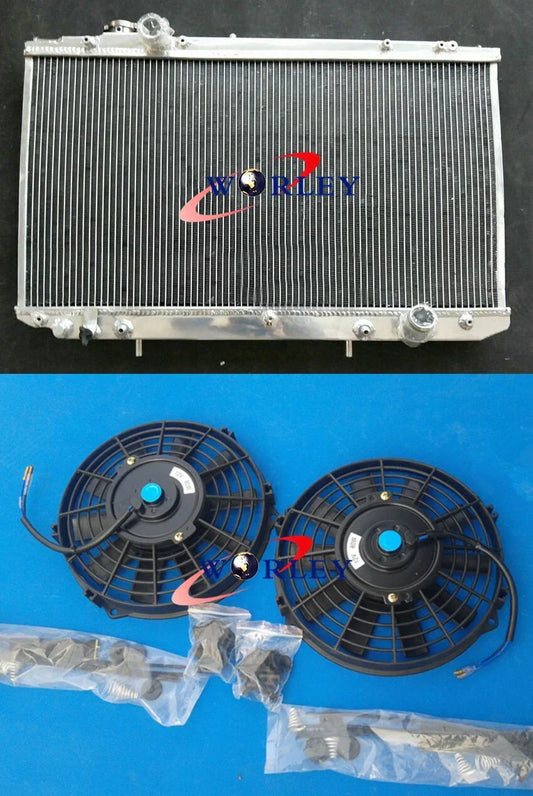 Alu Radiator + FAN for Toyota Aristo S160, Lexus GS300/400 (1998-2005)