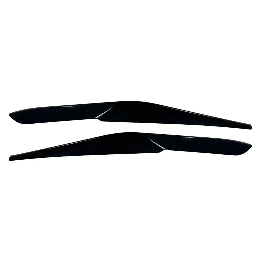 Black Headlight Eyebrow Eyelids Covers for BMW X5 X6 G05 G06 (2023-2025)