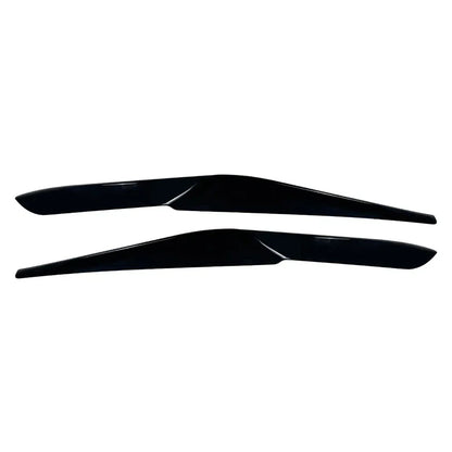 Black Headlight Eyebrow Eyelids Covers for BMW X5 X6 G05 G06 (2023-2025)