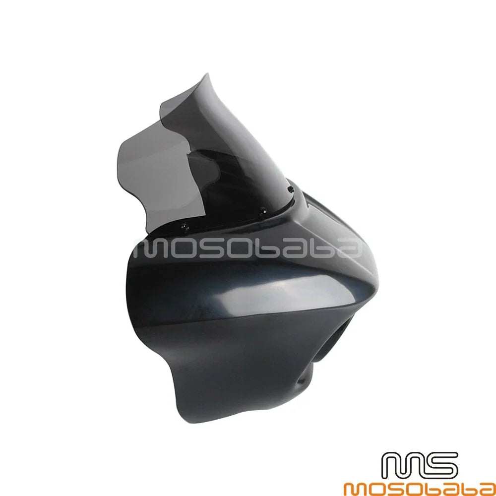 ABS Club Style Front Headlight Fairing Windshield for Softail Fat Bob (2018-2023)