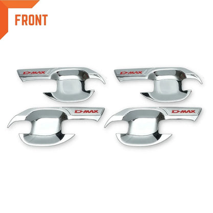 Chrome Red Door Handle Insert Trim for Isuzu D-Max (2020-2022)