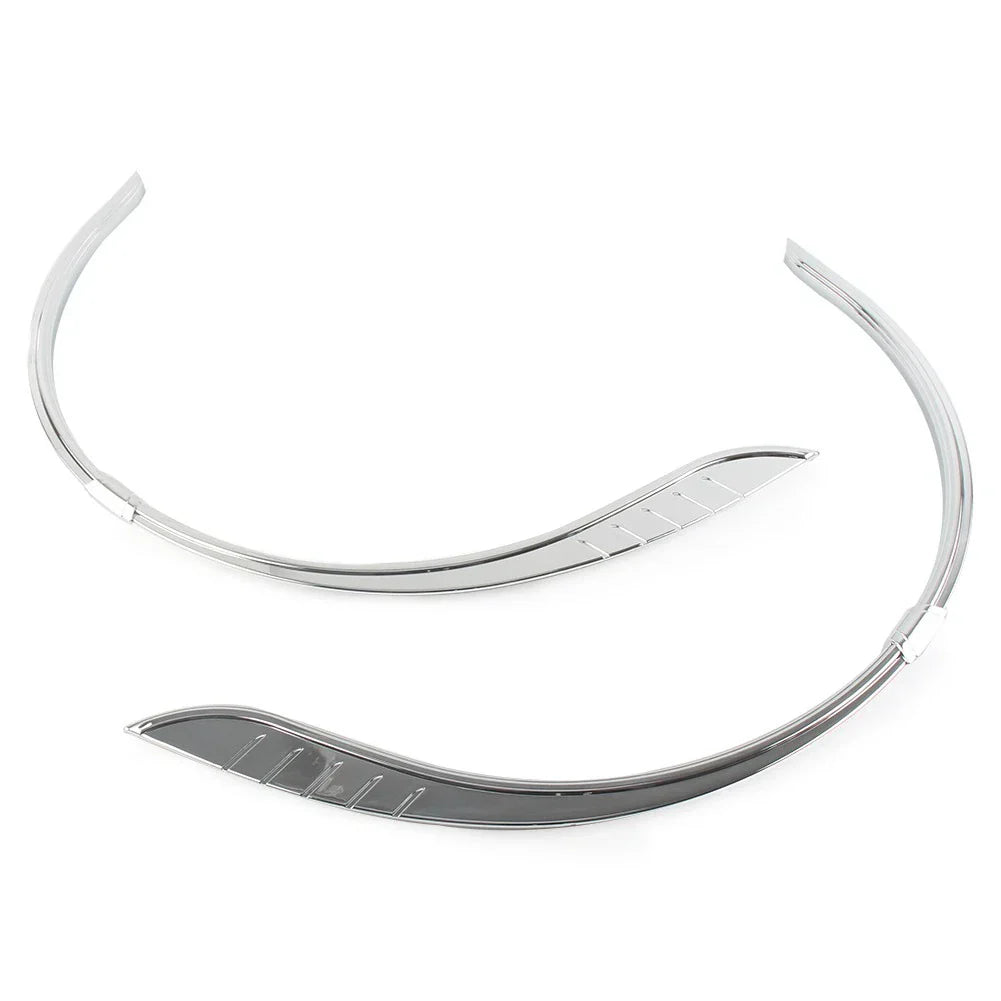 Rear Fender Flares Trim Accent Chrome for Harley Tri-Glide Ultra (2009-2023)