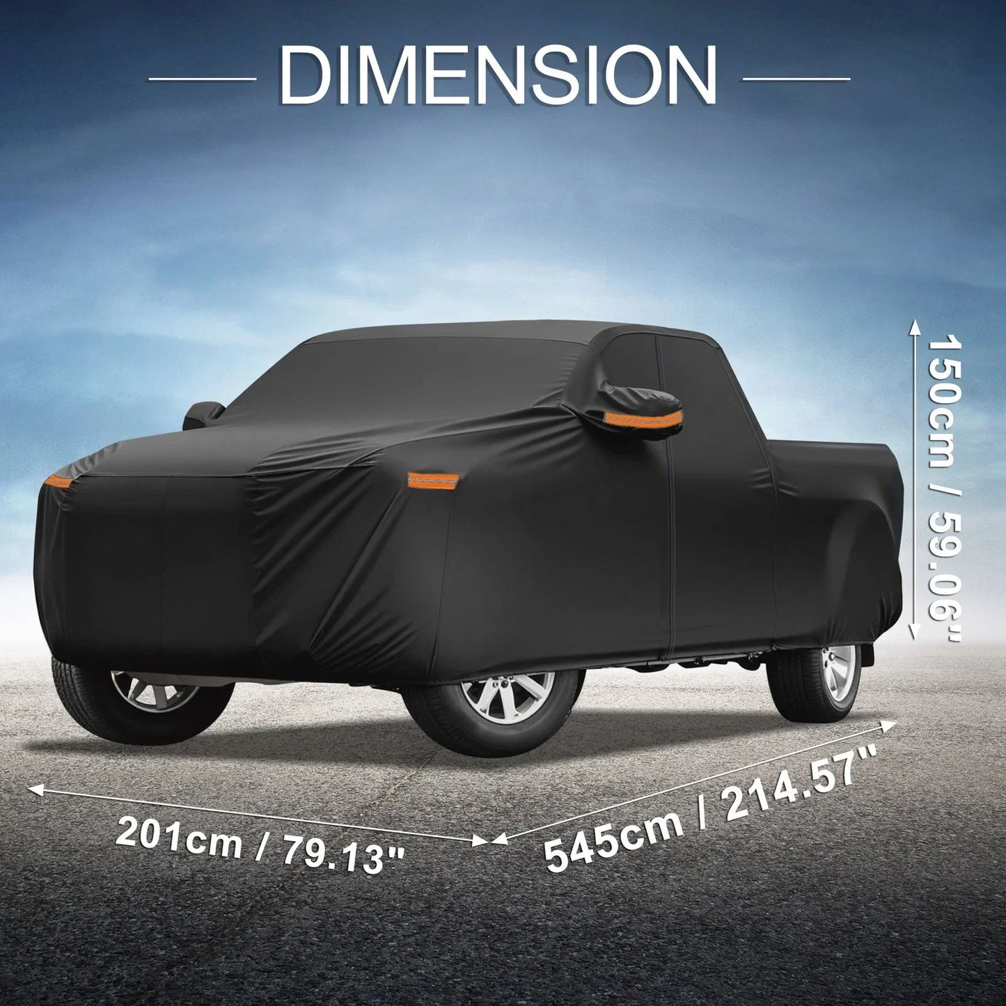 Waterproof Aluminum Film Car Cover for Honda Ridgeline (2017-2023)