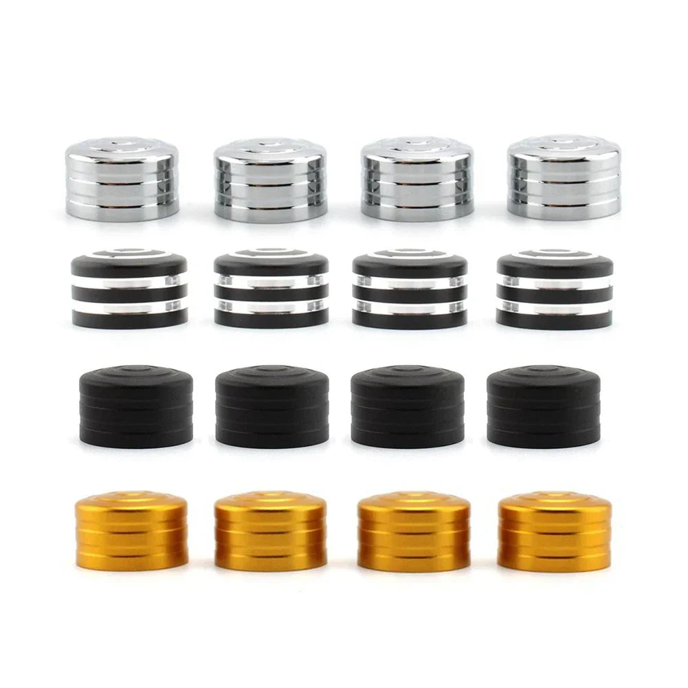 4 x Billet Machined Head Bolt Cover Caps for Triumph T120 Street Twin (2016-2023)