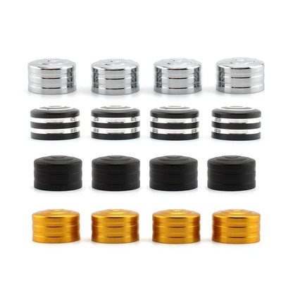4 x Billet Machined Head Bolt Cover Caps for Triumph T120 Street Twin (2016-2023)