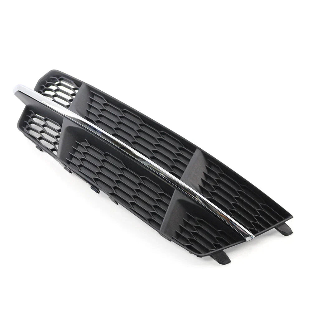 Right Front Bumper Lower Grille for Audi A6 C7 (2014-2018) Black Chrome