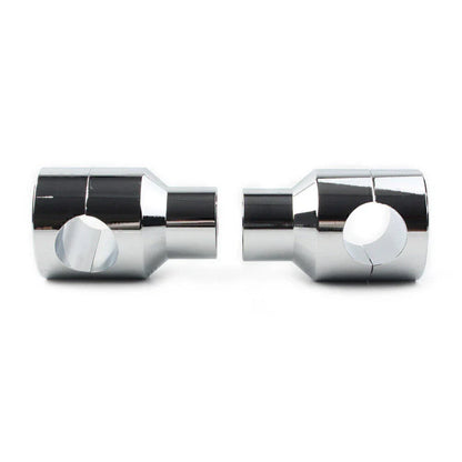 Handlebar Mount Adapter Risers Clamp for Honda Harley Chrome