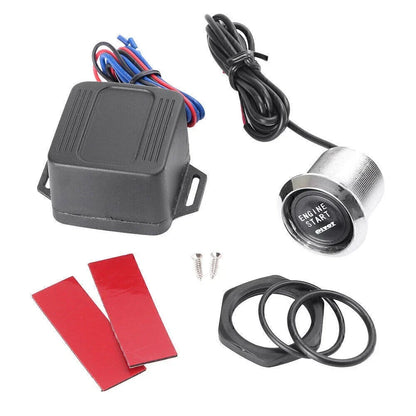 Blue Push Button Ignition Starter Switch for Universal Car