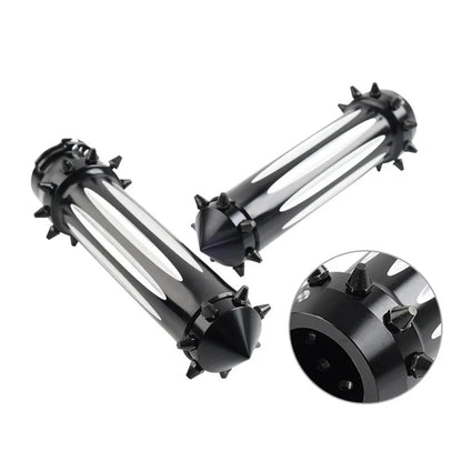 1'' Spikes Motorcycle Front Hand Grips for Harley Touring Dyna Softail