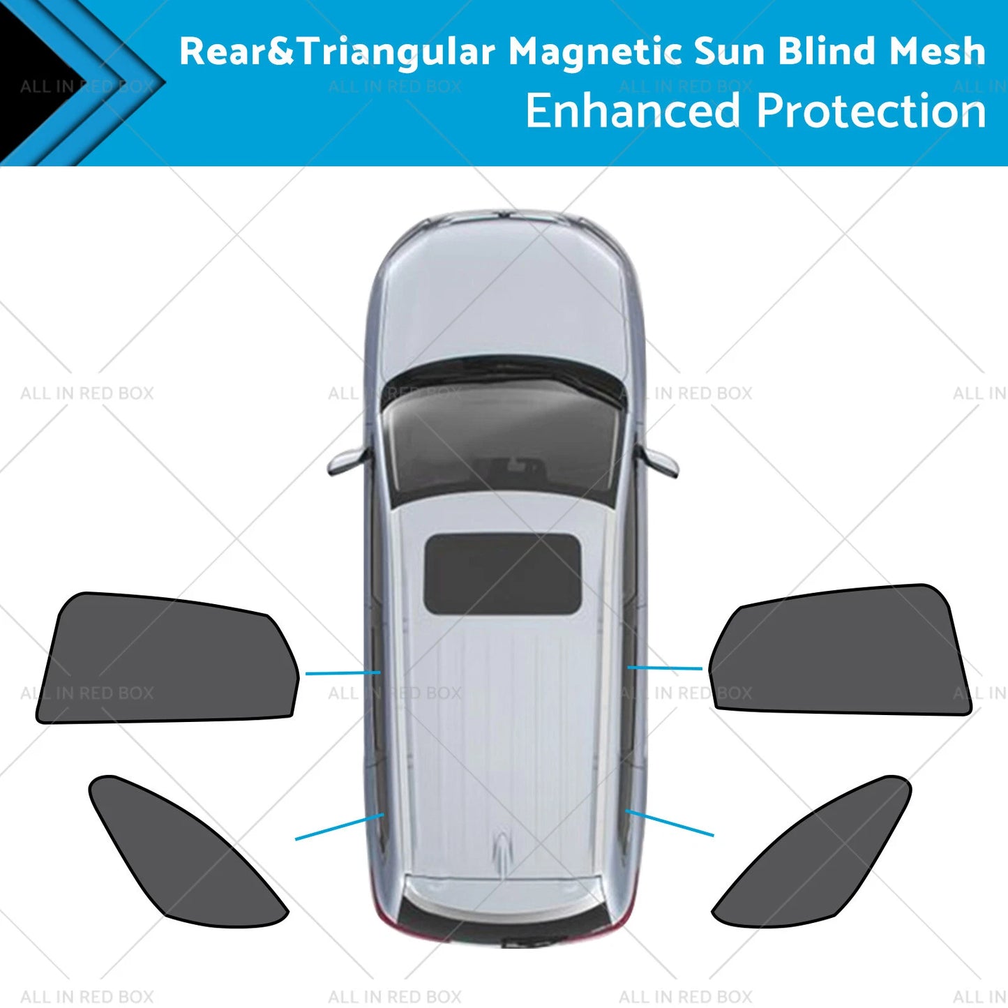 Rear Magnetic Sun Shade for Mazda CX-3 (2015-Current)
