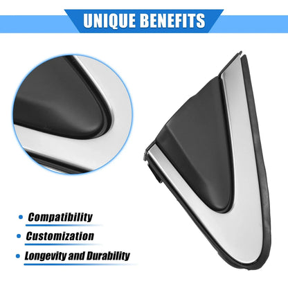 2 x Car Front Left Right Door Mirror Flag Covers for Honda CR-V (2012-2016)