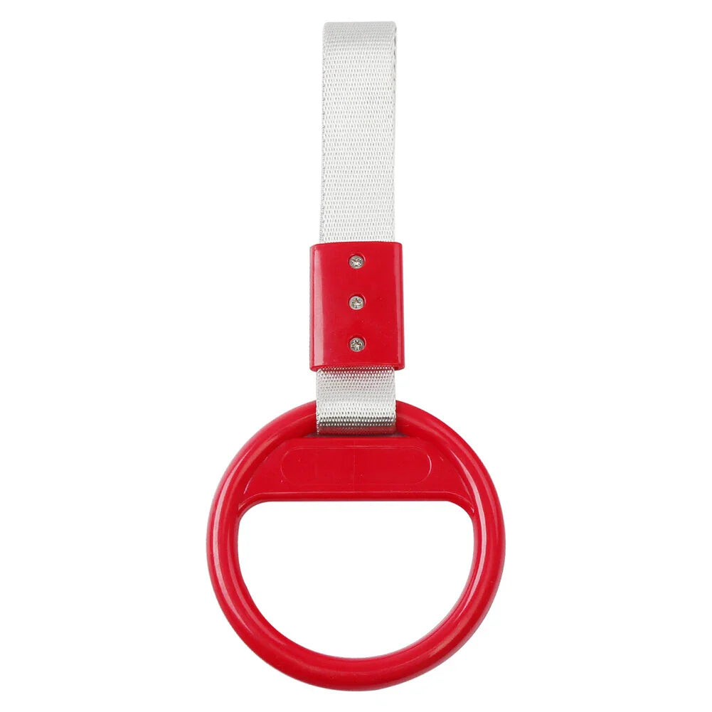 Red Ring Train Bus Handle Hand Strap Drift Charm Tools