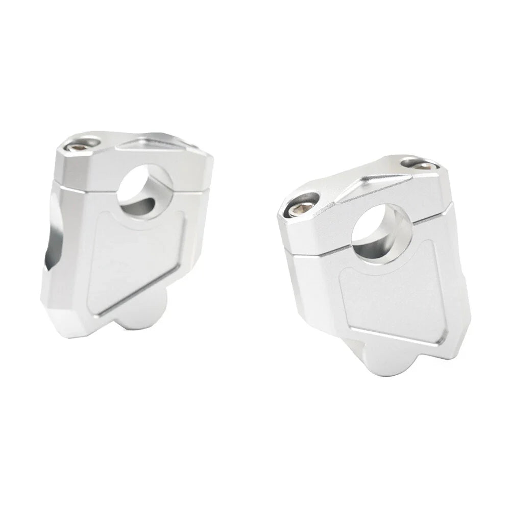 7/8" 22mm Handlebar Mount Clamp Riser for Honda Suzuki Kawasaki