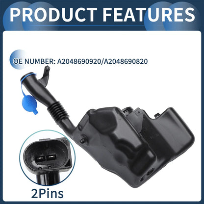 Windshield Washer Reservoir with Cap for Mercedes-Benz GLK250 (2010-2015)