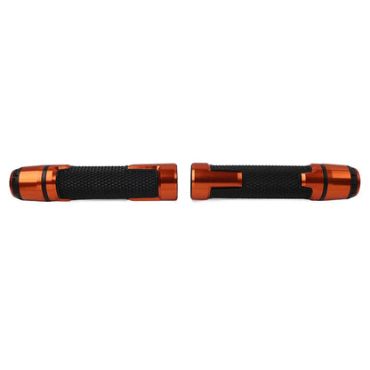 22MM 7/8" Handlebar Grips w/ Bar Ends for Harley & Honda