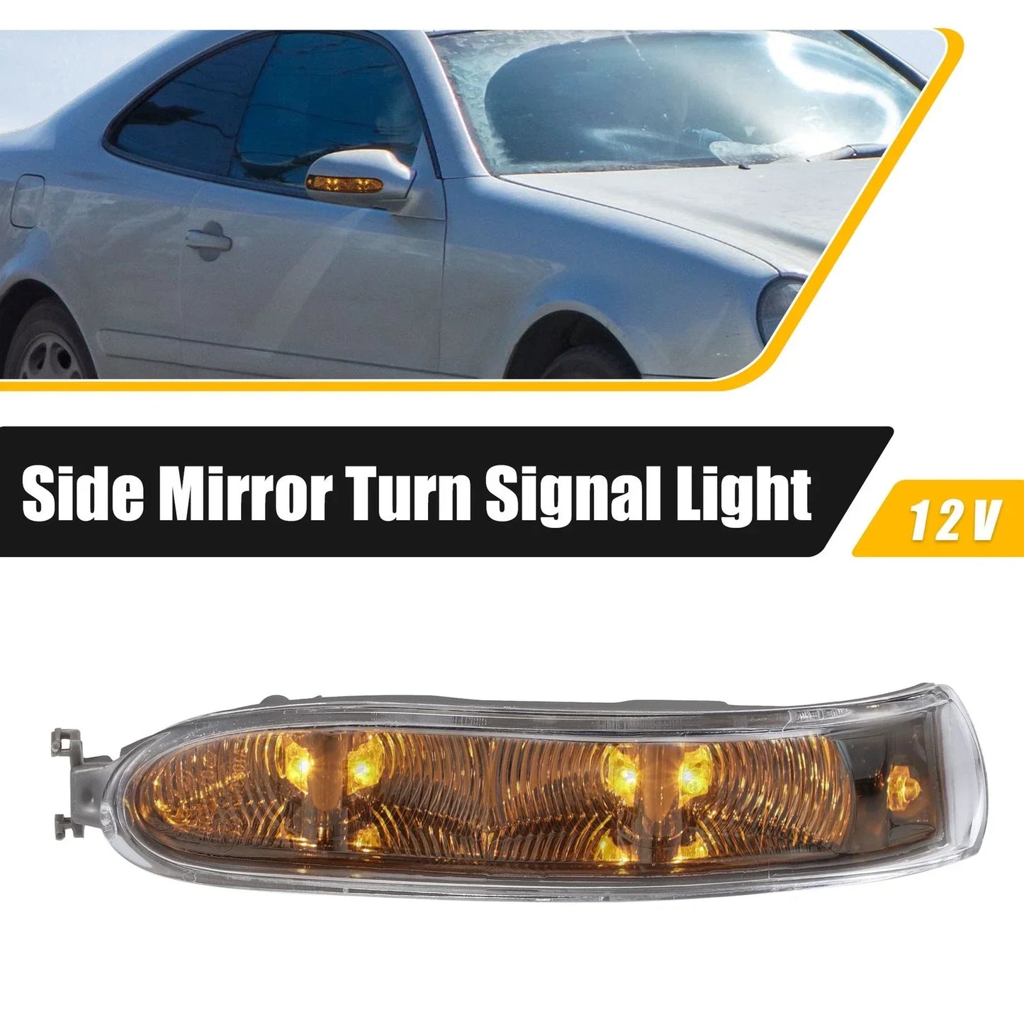 LED Left Side Mirror Turn Signal Light for Mercedes-Benz CLK320 CLK350 (2003-2009)