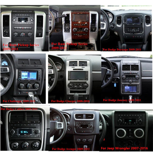 10.33'' Car Stereo Radio Head Unit for Jeep Wrangler, Dodge Challenger (2007-2023)