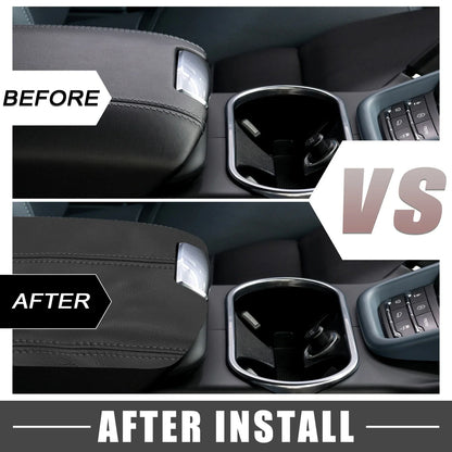 Car Center Console Armrest Cover for Honda Accord (2008-2012) Black