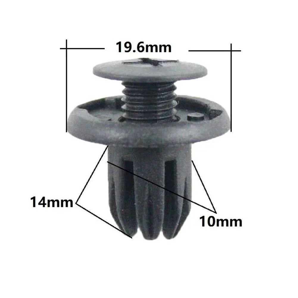 Clip Clamp Front Inner Vehicle Parts Plastic Rear Wheel Arch Liner 30pcs