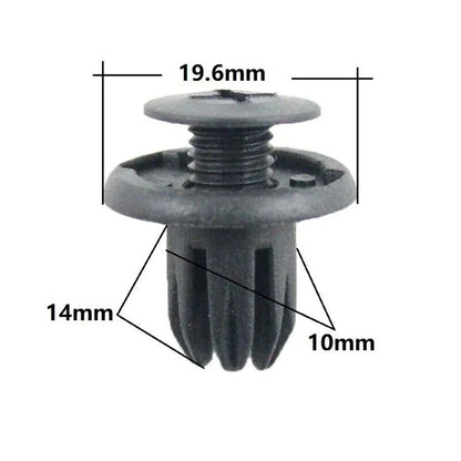 Clip Clamp Front Inner Vehicle Parts Plastic Rear Wheel Arch Liner 30pcs