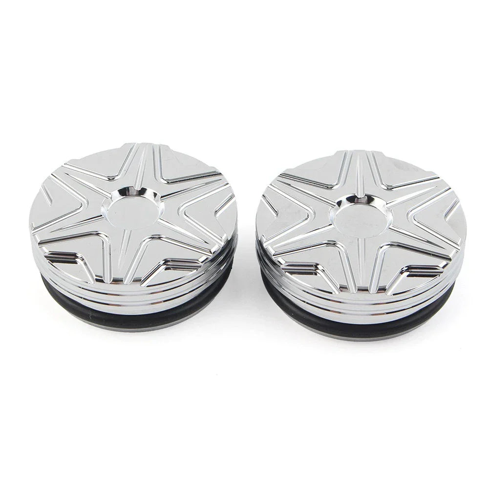 CNC Swingarm Pivot Bolt Covers for Harley V-Rod 2006-2017 ( Covers)