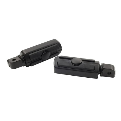 Rear Passenger Foot Pegs for Harley Softail Deluxe Fat Bob (2018-2023) Black